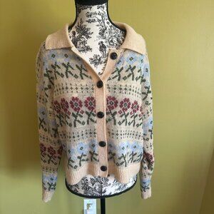 RECLAIMED VINTAGE PL KNIT CARDIGAN